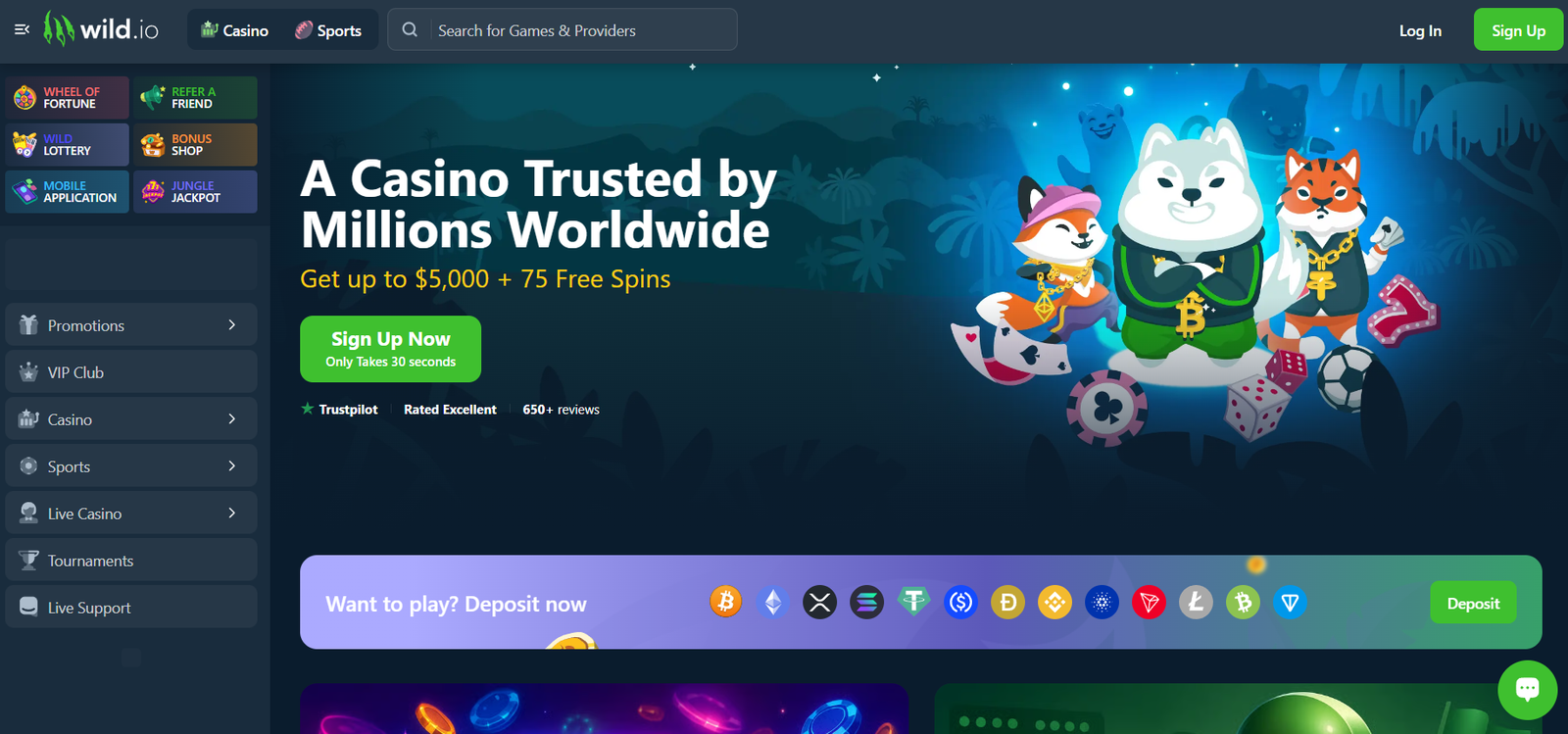 Wild.io casino